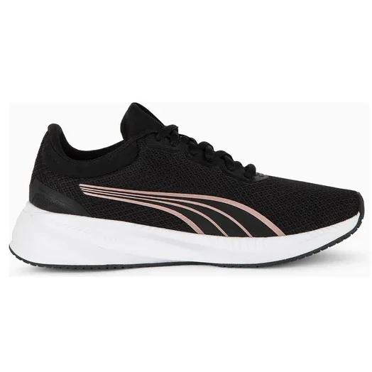 Zapatillas Puma Negro y Blanco Flyer Lite 3 Evo Wns