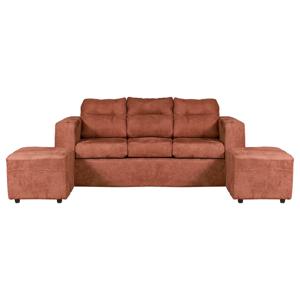 Sofás 3 cuerpos Nize café