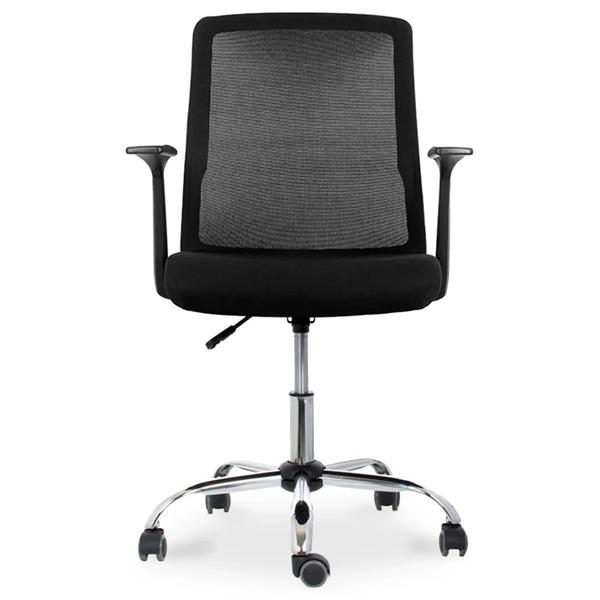 Silla de escritorio Cuba Media malla negro Form Office