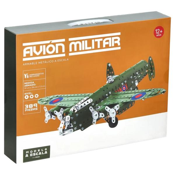 Modelo a escala Avión Militar