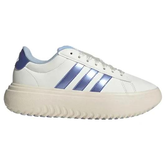 Zapatillas Adidas Plataforma Grand Court Mujer Blanco