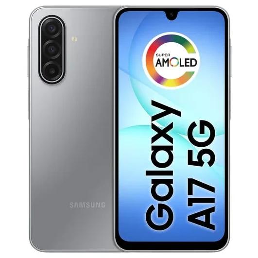 Teléfono móvil Samsung Galaxy A17 5G, 128 GB, 4 GB RAM, cámara 50 MP, pantalla 6.7, gris