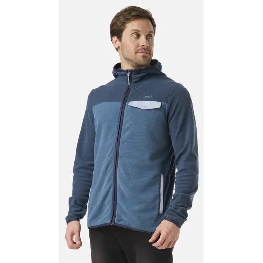 Polar Hombre Fireplace Full Zip Hoody Sweatshirt Azul Lippi