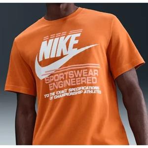 Polera M Nsw Tee 6mo Futura Faho25 Naranja Hombre