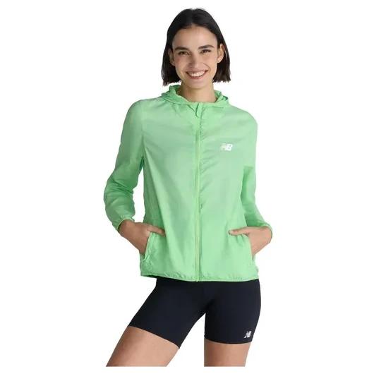 Cortavientos Running Mujer New Balance Run Packable Verde