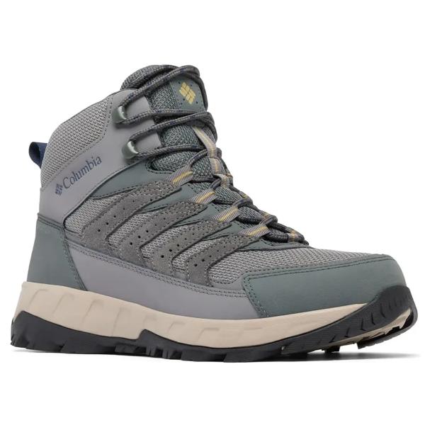 Botín Hombre Strata Trail Mid WP Gris Columbia