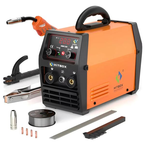Soldadora 3 en 1 MIG / TIG / MMA 200A Acero Inoxidable/Carbono
