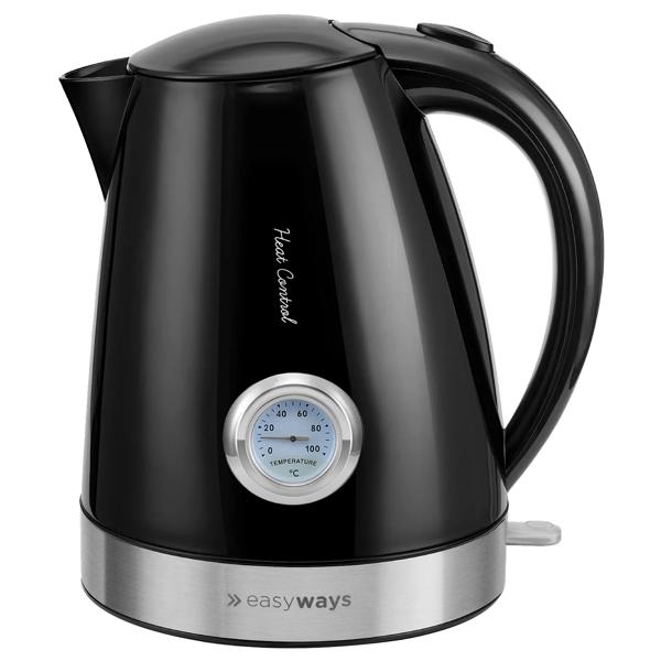 Hervidor Heat control negro 1.7 lt