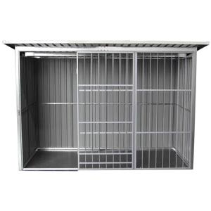 Canil para Perro 180x250x160 cm Gris