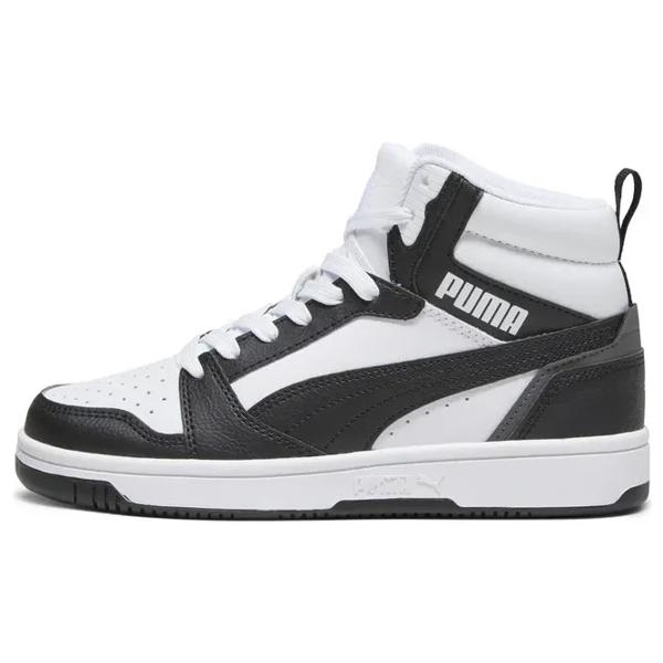 Zapatilla Puma Rebound V6 Mid JR Negro Joven