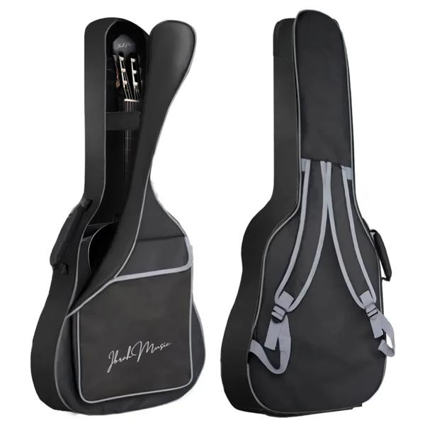 Funda Para Guitarra Eléctrica/Acústica 41 Pulgadas Ibrah Negro