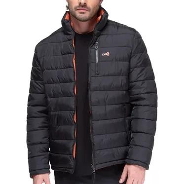 Chaqueta Parka Reversible Hombre Negro / Terracota Kano Alerce