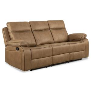 Sofá Reclinable 3 cuerpos Sevilla 214x100x98 cm Café