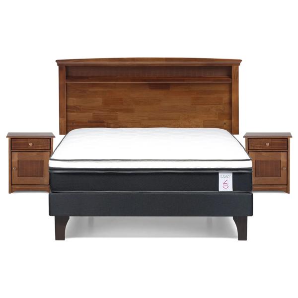 Cama europea 2 plazas New style 6 + set Veneto Rosen