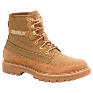 Botín Mujer Colorado Canvas Café Caterpillar