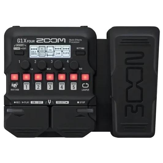 Pedal de efecto Zoom G1X Four negro