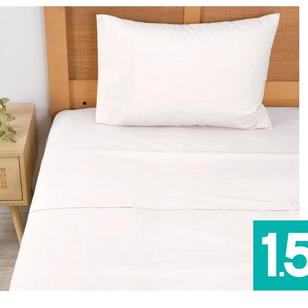 Sábana lisa Perla 1.5 plazas