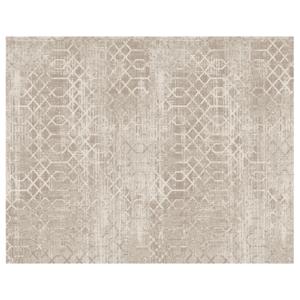 Alfombra 120x180 cm wash geo beige Cotidiana