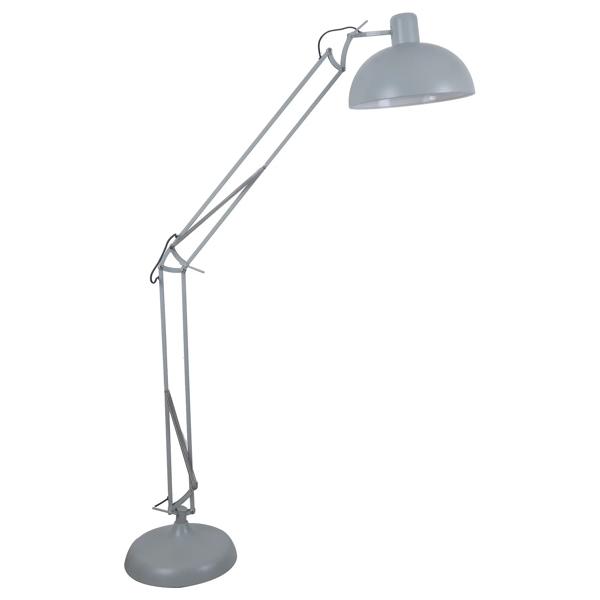 Lámpara de pie 1L Alen gris Abitare