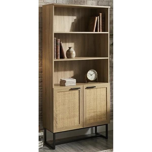 Librero Madera 3 Niveles 80x168x30 cm Café