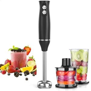 Batidora de Inmersión y Batidor de Huevos 500W