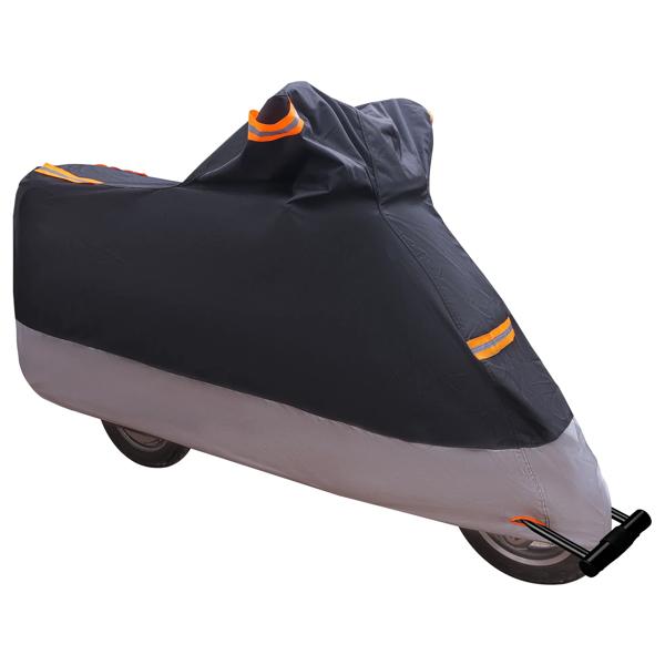Funda cubre moto Premium S negro/plata