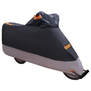 Funda cubre moto Premium S negro/plata