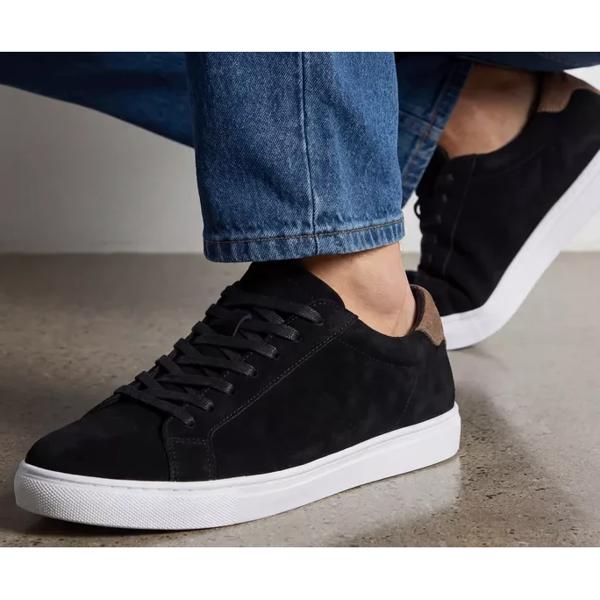 Zapatilla Urbana Cuero Gamuza Moda Hombre