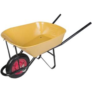 Carretilla concretera acero 90 litros