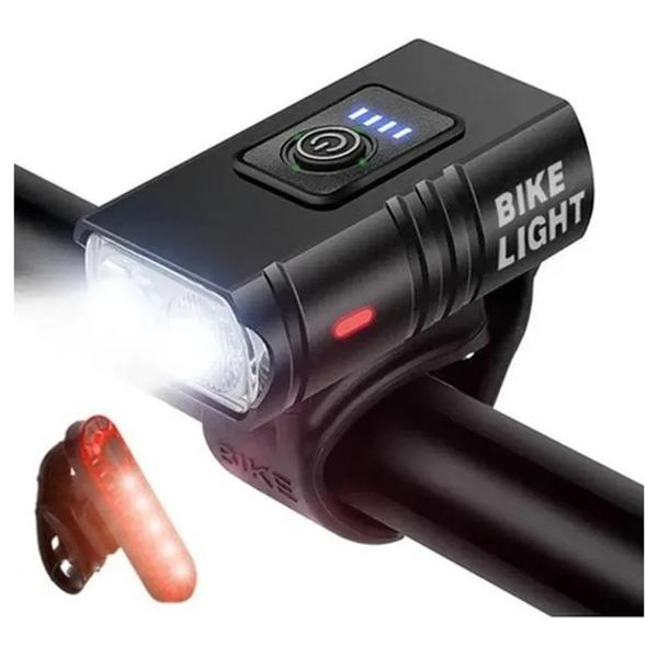 Set de Luces Bicicleta Delantera y Trasera Norplat