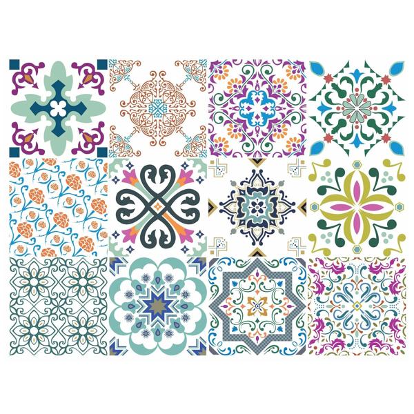 Vinilo adhesivo 15x15 cm Minit 12 unidades