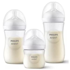 Set de 3 Mamaderas Philips Avent (125, 260 y 330 ml)