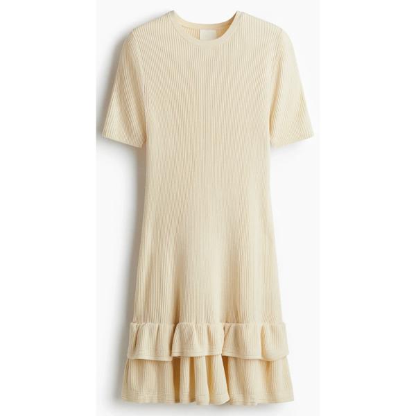 Vestido en punto acanalado