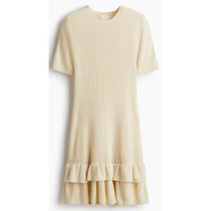 Vestido en punto acanalado