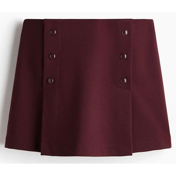 Falda pantalón con botones