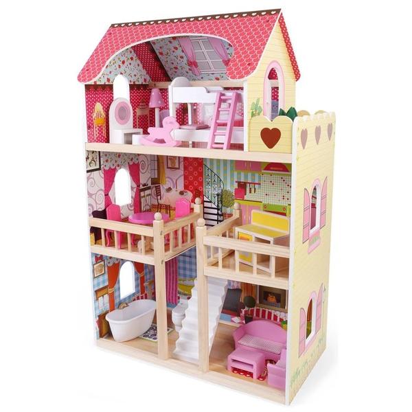 Casa de Muñecas Madera Gris