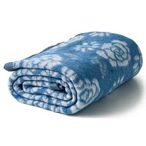 Frazada American Family 2 Plazas Floral Azul