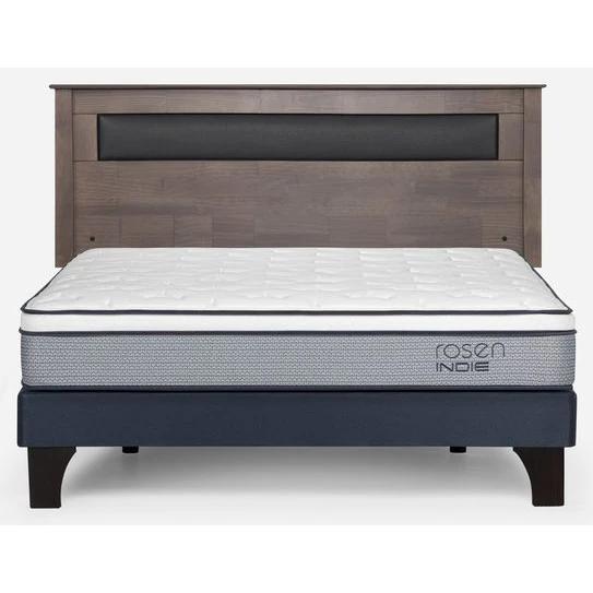 Cama Europea Indie 2 Plazas + Respaldo