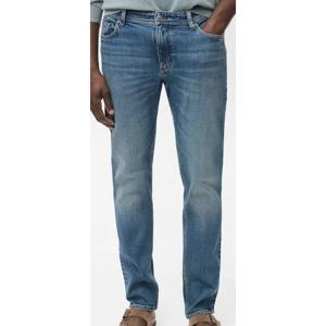 Jeans Jan Slim Fit Lavado Medio Desgastado Hombre Mango Man