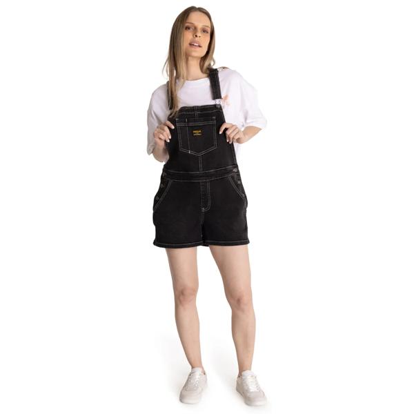 Jardinera Denim Mujer Heritage Negro CAT