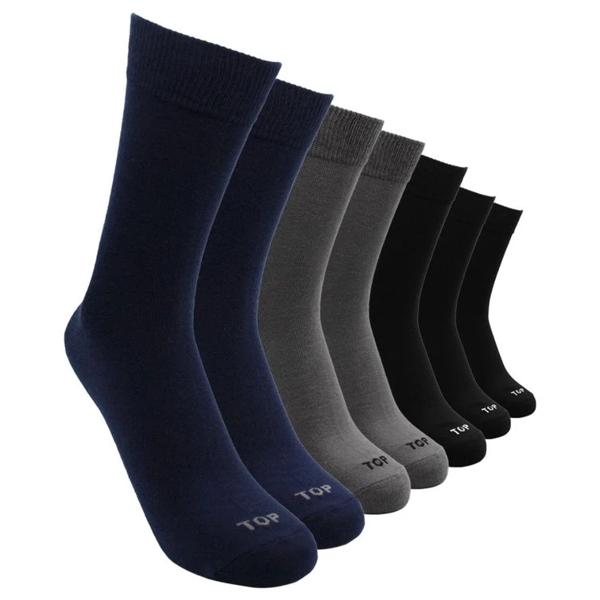 Pack 7 Calcetines Largos Algodón Básico Hombre