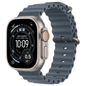 Apple Watch Ultra 3 GPS + Cellular Caja titanio natural 49 mm Correa Ocean azul