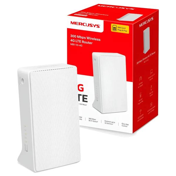 BAM Router Wi-Fi Mercusys MB110-4G Inalámbrico LTE Liberado