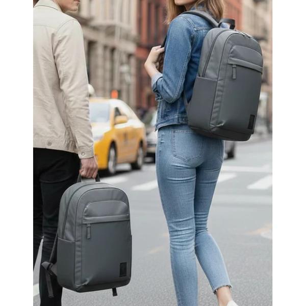 Combo 2 Mochilas Saxoline Pittford Gris 25 L