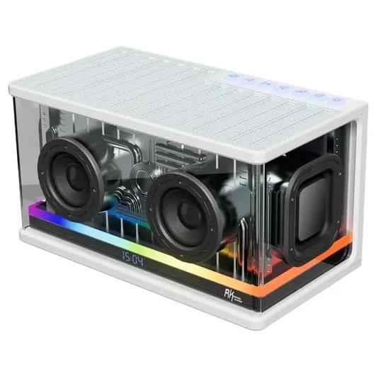 Altavoz Bluetooth 5.3 RK Royal Kludge 40W Escritorio TWS Stereo 360° Blanco