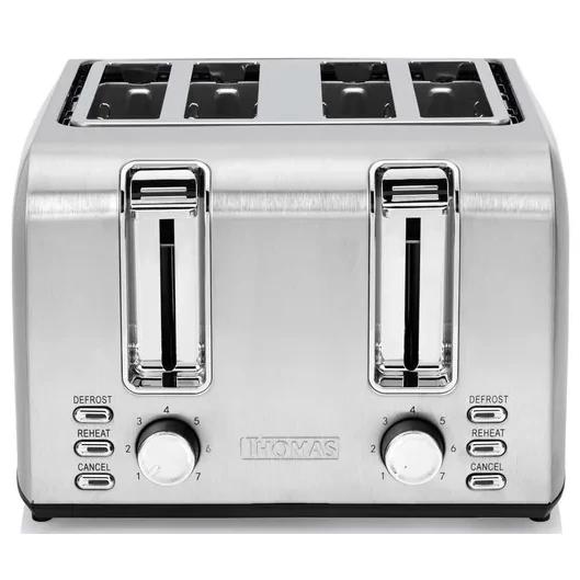 Tostador Thomas TH-133i 4 Rebanadas Acero Inox 1500W Gris