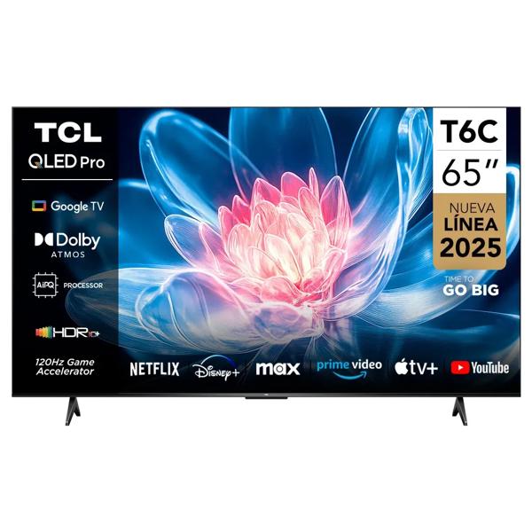 Smart TV 65" TCL 4K UHD QLED 65T6C