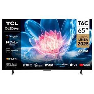 Smart TV 65" TCL 4K UHD QLED 65T6C