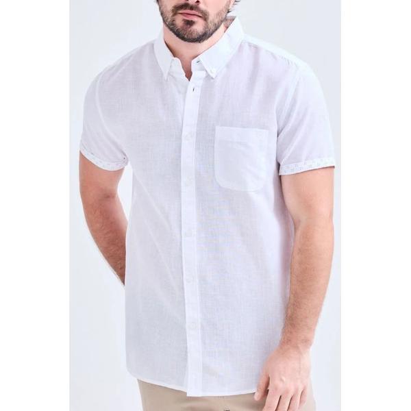 Camisa Algodón Detalle Mangas
