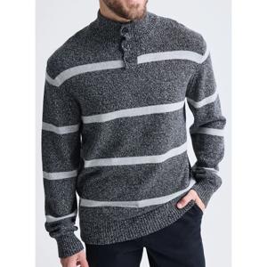 Sweater Half Button Bloques